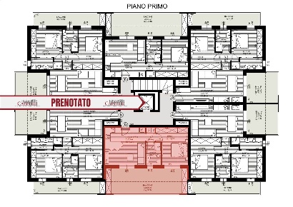 Foto Appartamento in Via Marchetti, Forlì Buscherini - Pianta di 70 m²
