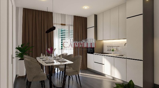 Foto Appartamento in Via Marchetti, Forlì Buscherini - Pianta di 106 m²