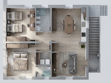 Foto Appartamento a Terricciola La Rosa di 92 m² con 4 locali in vendita