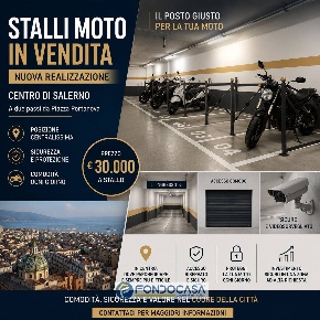 Foto Posti auto in Piazza Gennaro De Crescenzo, Salerno di 15 m² in vendita