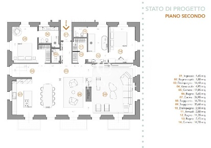 Foto Attico a Forte dei Marmi Centro di 300 m² con 23 locali in vendita