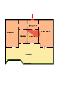 Foto Appartamento in Strada Privata Vallarino 92, Sanremo Solaro di 59 m²