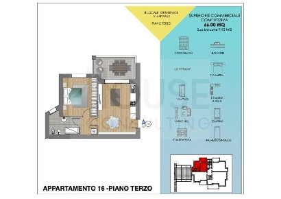 Foto Appartamento in Via S. Michele del Carso, Lissone Stazione di 66 m²