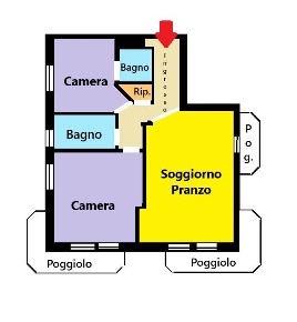 Foto Appartamento a Venezia Mestre di 135 m² con 6 locali in vendita