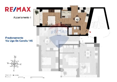 Foto Appartamento in Via Ugo De Carolis, Roma Balduina di 53 m² in vendita