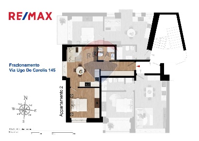 Foto Appartamento in via ugo de carolis, Roma Balduina di 51 m² in vendita